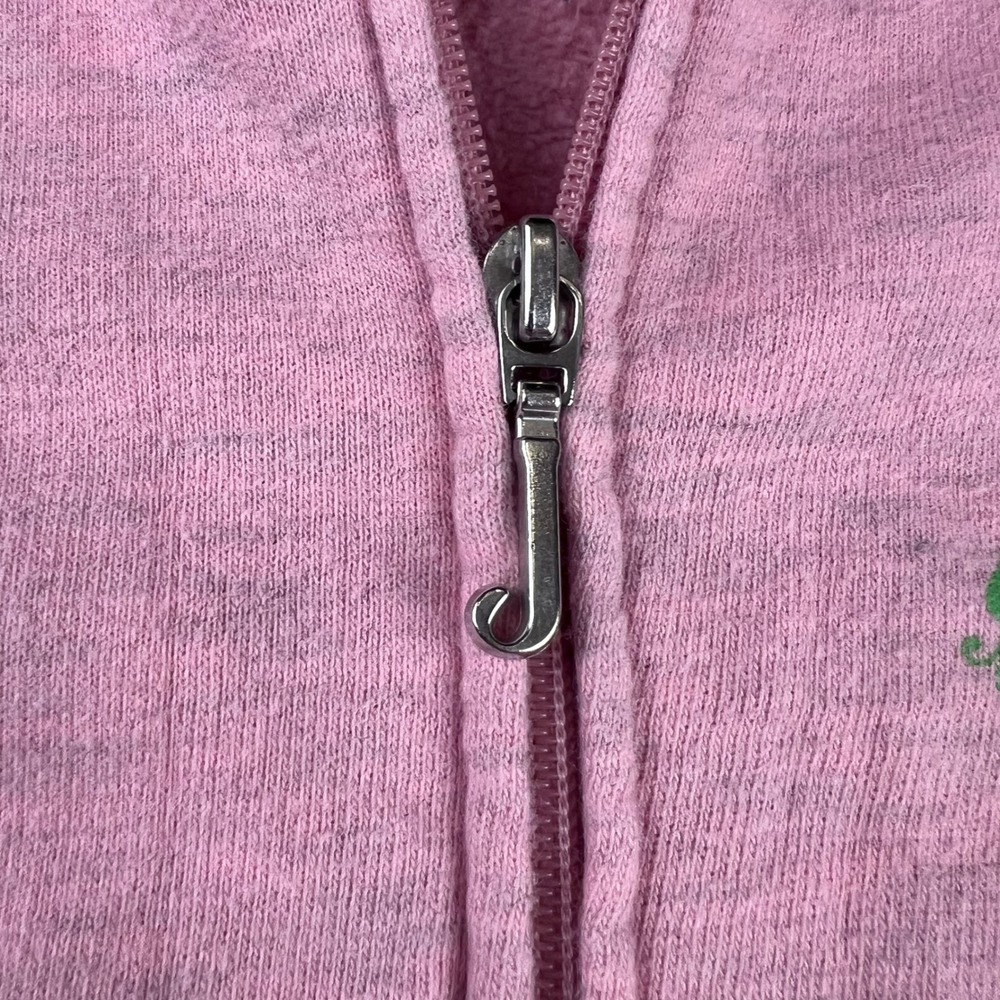 Y2K Juicy Couture Pink Juicy Spa Zip Up Hoodie Rhinestone Graphic Medium - Picture 3 of 11